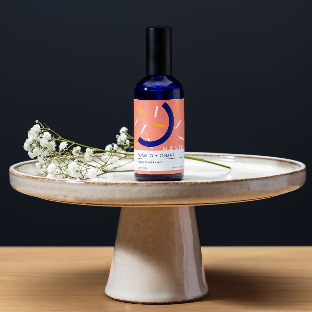 【英国 MÆGEN】香氛喷雾-香柚 & 雪松 /100ml - 香薰/精油/线香 - 玻璃 蓝色