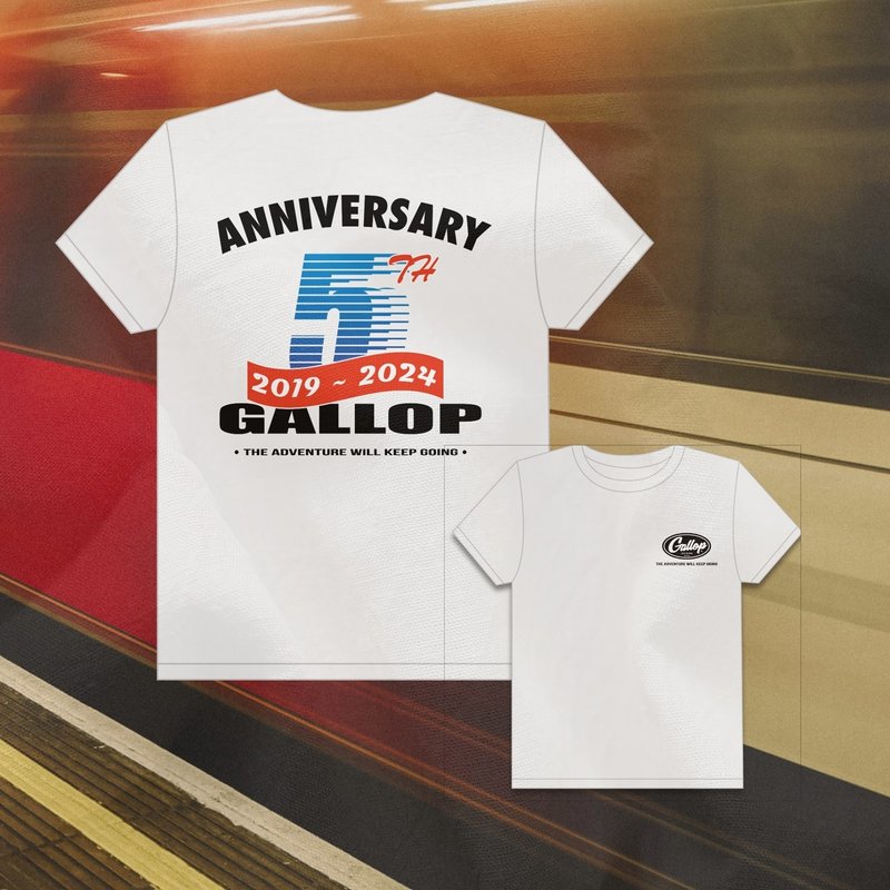 Gallop Kustom Kulture 5周年纪念短T 短袖上衣 两色可选购 S~3XL - 女装 T 恤 - 棉 