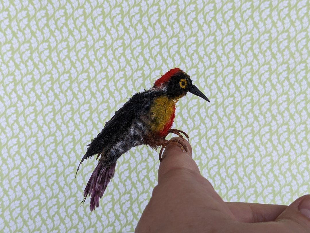 Woodpecker Dodo, 5cm, 啄木鸟 Zhuómùniǎo,キツツキ - 玩偶/公仔 - 其他材质 多色
