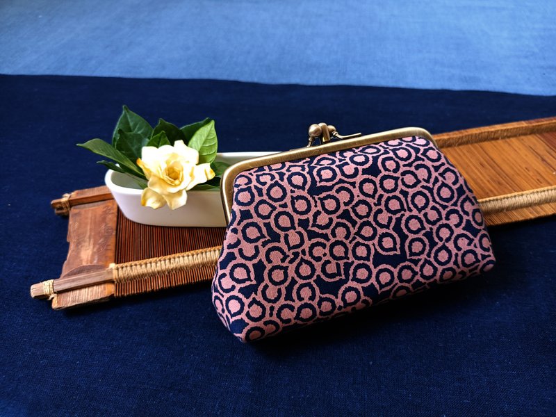 三层口金包 - 零钱包 - 棉．麻 