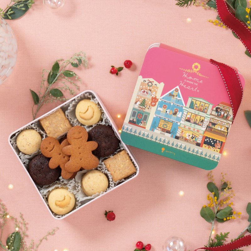 【圣诞礼盒】圣诞曲奇礼罐 | 香港制造 社企礼物 社企曲奇 - 手工饼干 - 新鲜食材 多色
