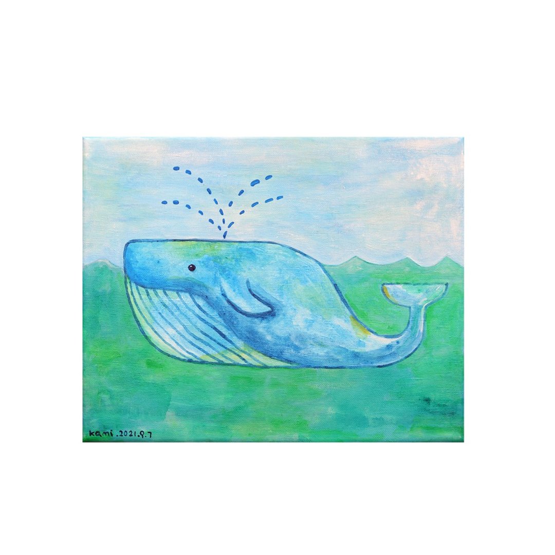 原画  ∣  鲸鱼 - 画框/相框 - 其他材质 多色