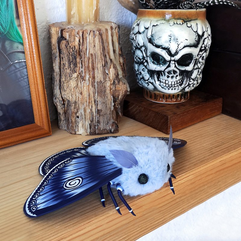 蓝蛾毛绒玩偶--订做 - 其他 - 其他材质 蓝色