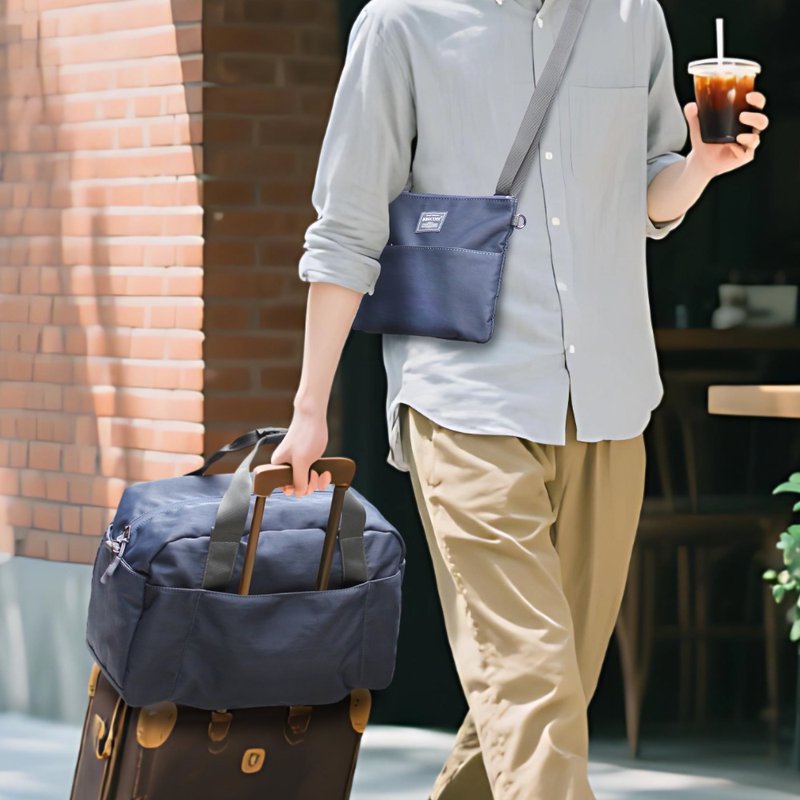 1变4背。随喜抗水收纳旅行袋-蓝灰_105427 - 其他 - 其他材质 蓝色