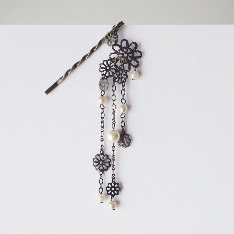 发夹 哪日的阴影与 - 发饰 - 其他金属 白色