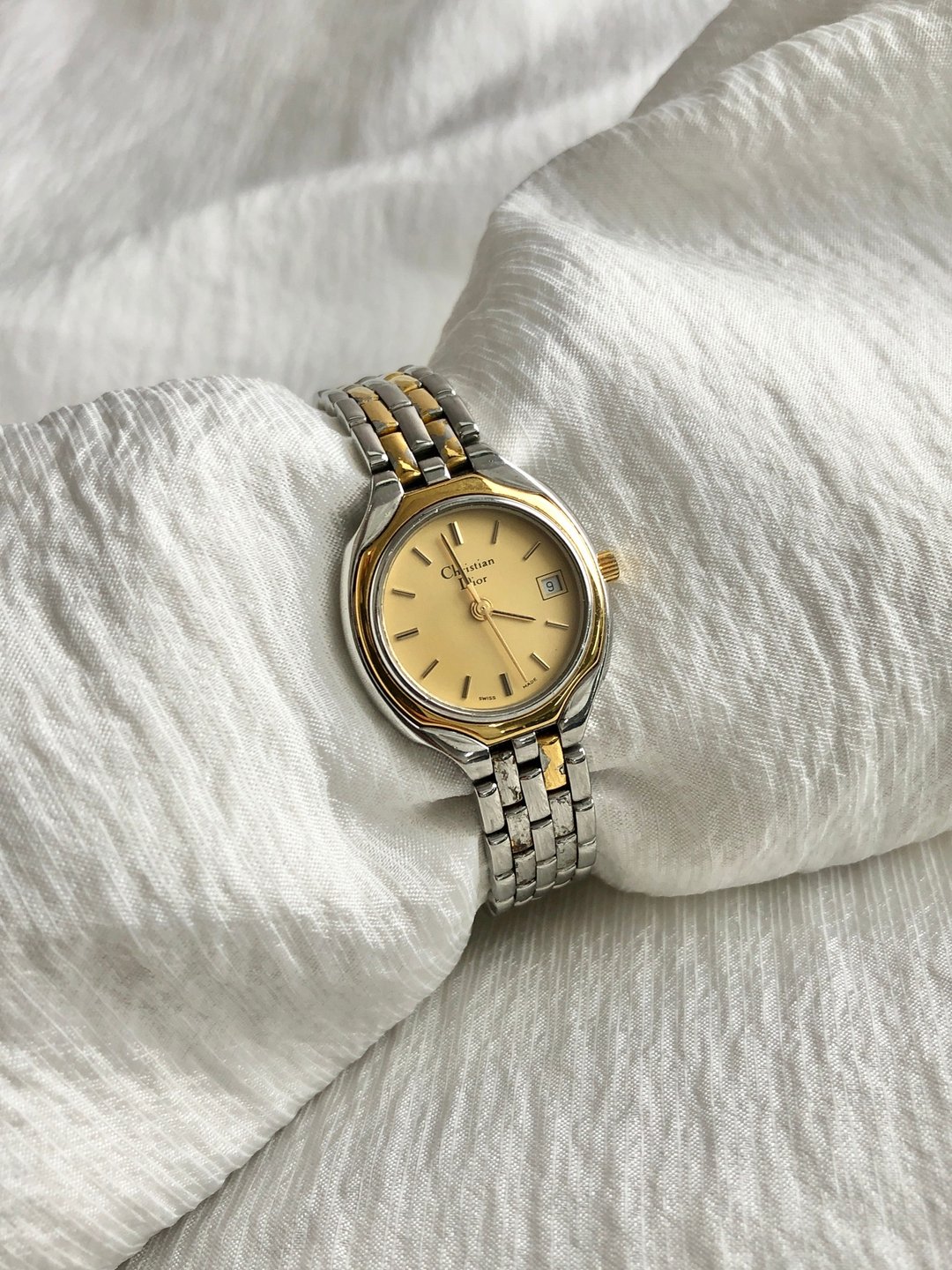 【 日本直送　名牌中古包 】Christian Dior 迪奥 手表 不锈钢 - 女表 - 不锈钢 银色