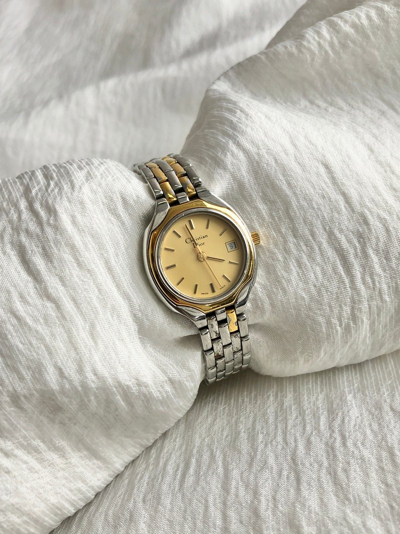 【 日本直送　名牌中古包 】Christian Dior 迪奥 手表 不锈钢 - 女表 - 不锈钢 银色