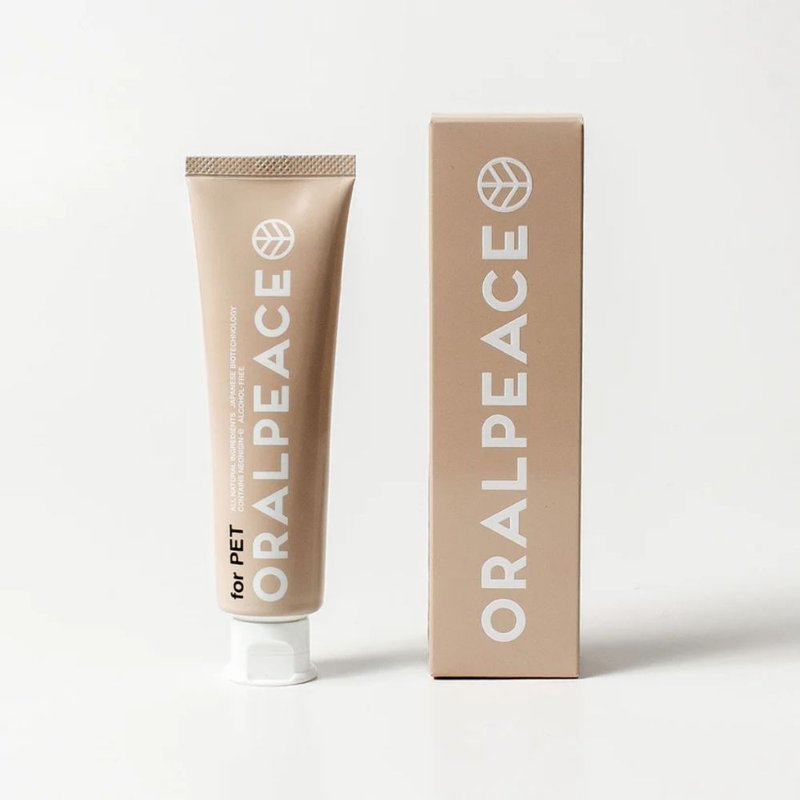 宠物牙膏 日本专利原装 ORALPEACE口乐平 抑菌凝胶 预防牙结石 - 其他 - 浓缩/萃取物 卡其色