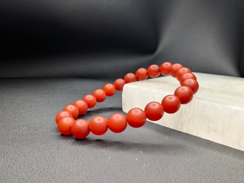 南红玛瑙 老矿 Agate 手串 手链 天然水晶 8mm - 手链/手环 - 水晶 