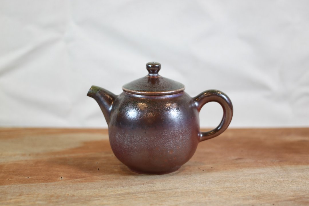 【教师节礼物】柴烧天然落灰 手工茶壶 名家叶敏祥手工作品 - 茶具/茶杯 - 陶 