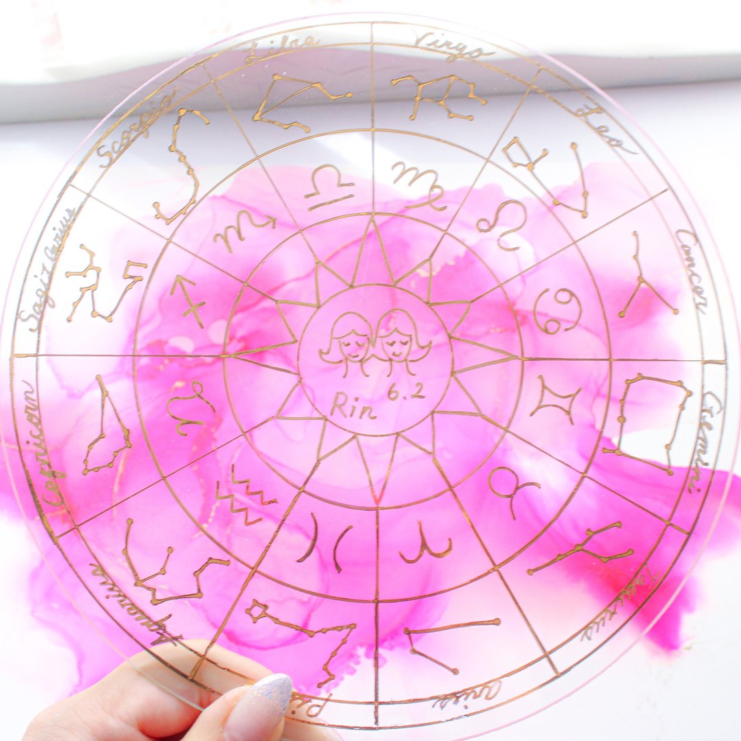 透明星座运势-世界上独一无二-名字雕刻 - 摆饰 - 玻璃 金色