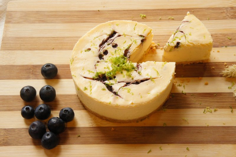 蓝莓香柠起司蛋糕 / 4 寸 - 适合 1 ~ 2 人享用 - 咸派/甜派 - 新鲜食材 