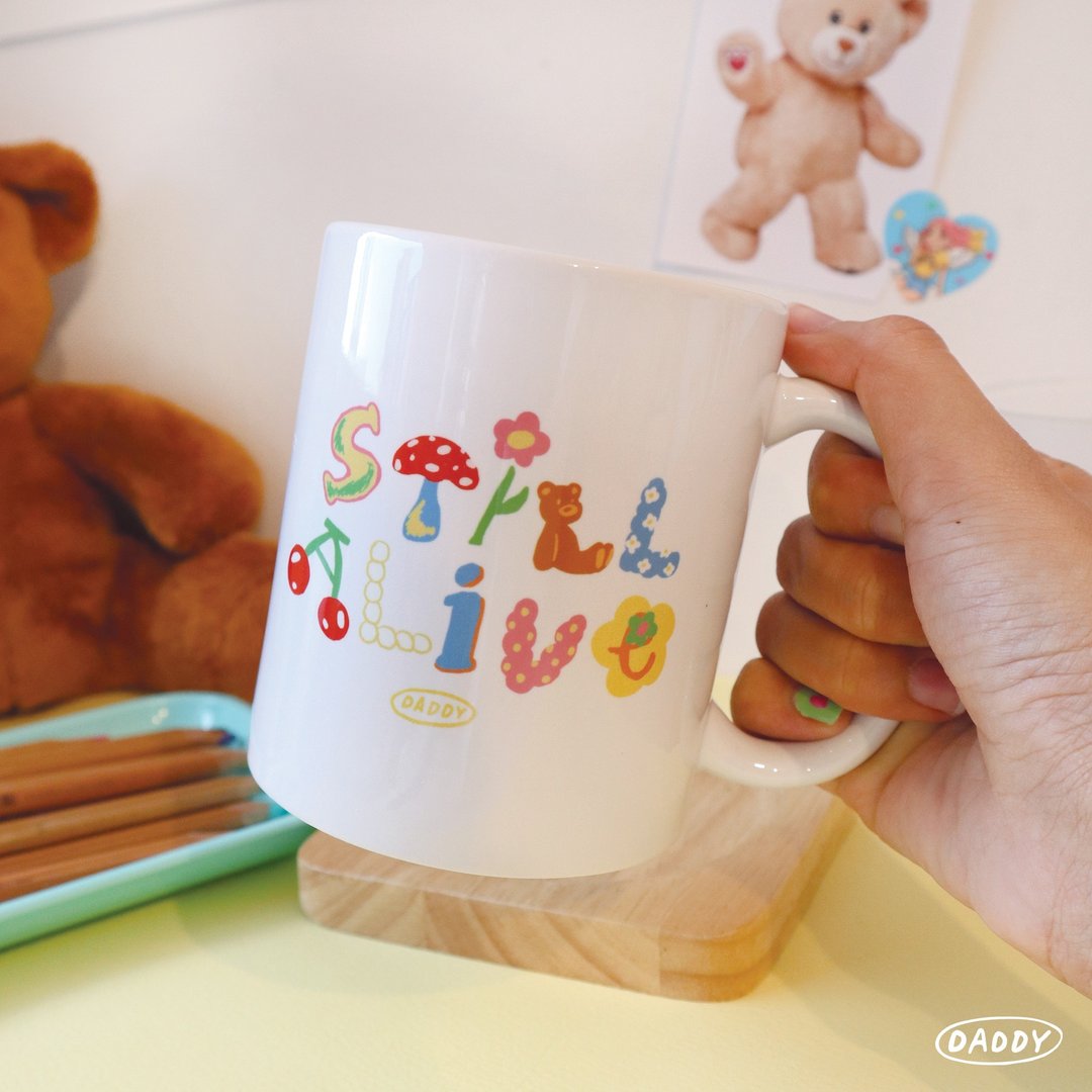 Daddy's Mug Still a live - 花瓶/陶器 - 玻璃 多色