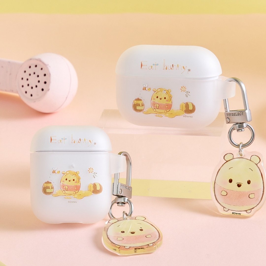 Disney Ufufy-爱蜂蜜的小熊维尼强悍防摔 AirPods 保护套 (附吊饰) - 耳机收纳 - 塑料 多色