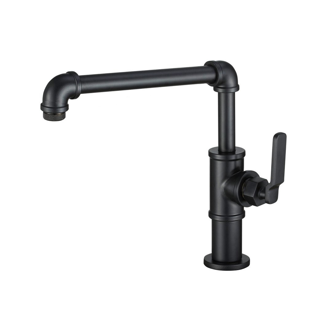 【MULT百工居室】MIT制造严选MTK18MB工业风哑光黑台面龙头 - 卫浴用品 - 铜/黄铜 