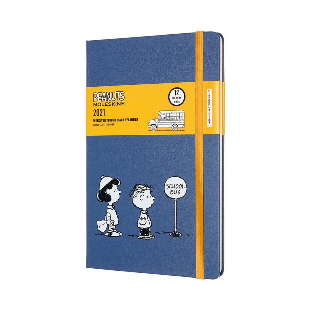 _勿上架_MOLESKINE 2021 史奴比限量周记 12M - L 型 露西和奈勒 - 笔记本/手帐 - 纸 
