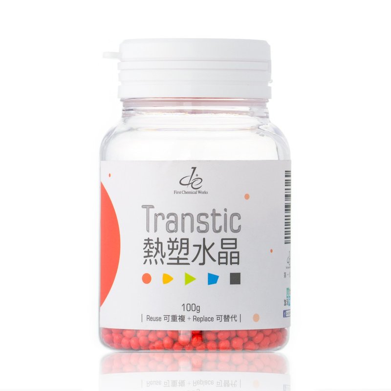 Transtic 热塑水晶 (红) 变型土 水晶土 创塑土 - 其他 - 塑料 红色