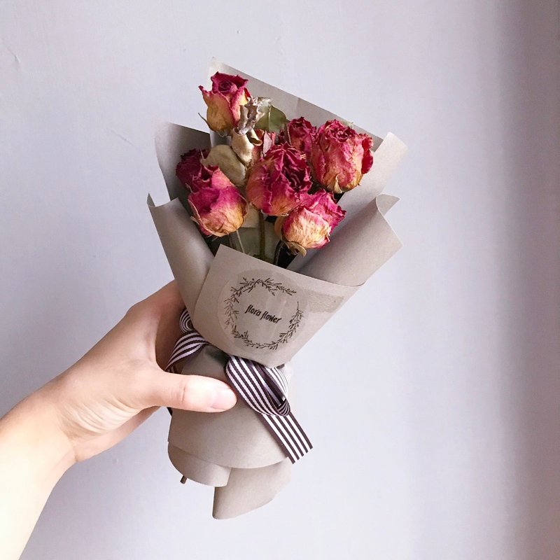 干燥花束 - 中花束 Bouquet / 韩国包装花束 - 植栽/盆栽 - 植物．花 灰色