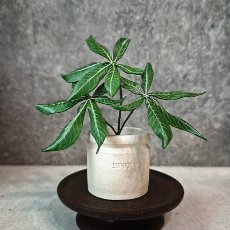 马拉巴栗 发财树 －手工革制小盆栽 送礼 - 植栽/盆栽 - 真皮 