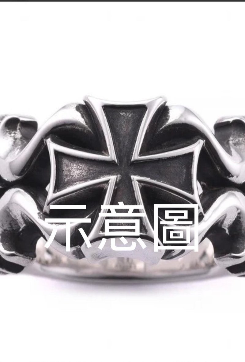 铁十字订制戒 - 戒指 - 银 银色