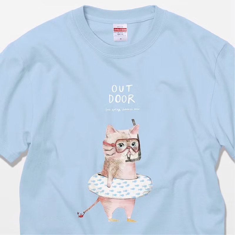 Outdoor_cat / 品质保证/经典纯棉T恤 - 女装 T 恤 - 棉．麻 白色