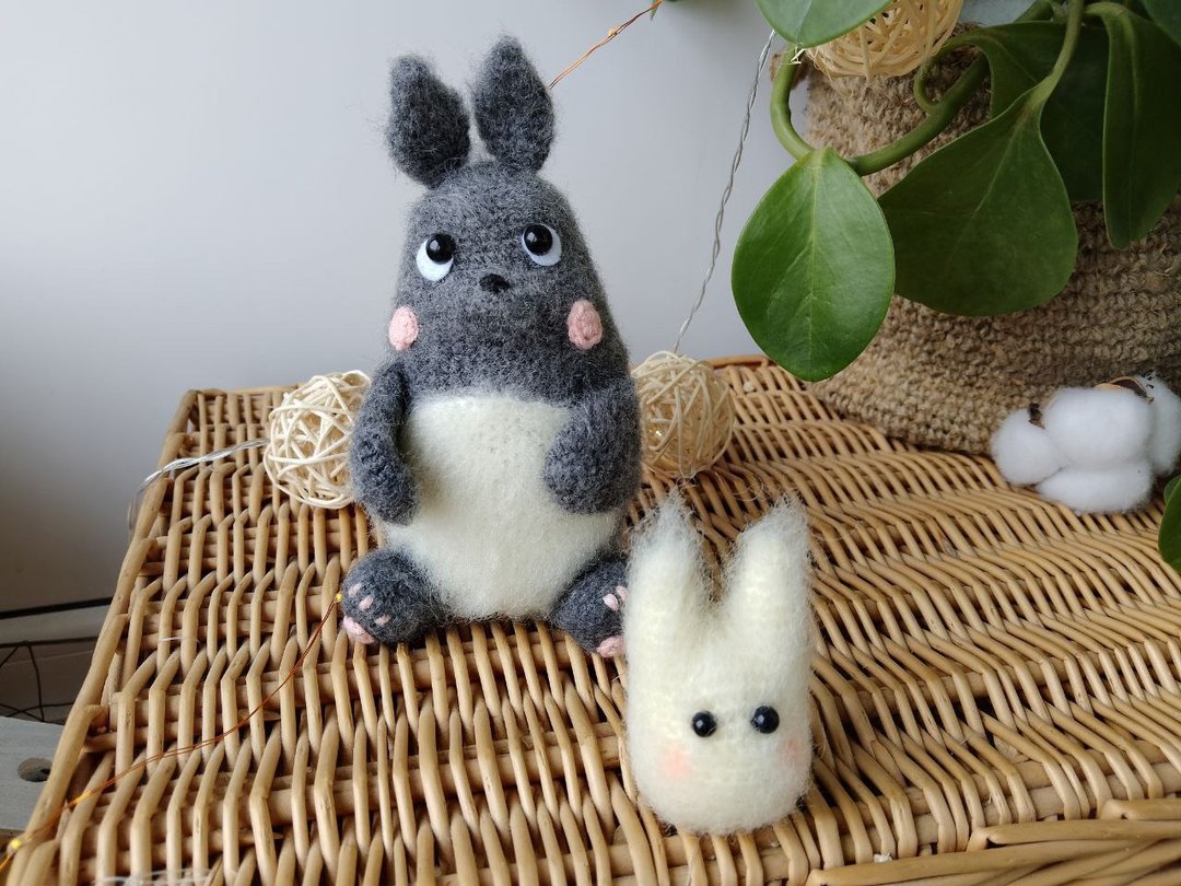 龙猫 amigurumi 钩针图案。毛绒玩具龙猫图案。龙猫 - 手工艺教程/工具书 - 其他材质 