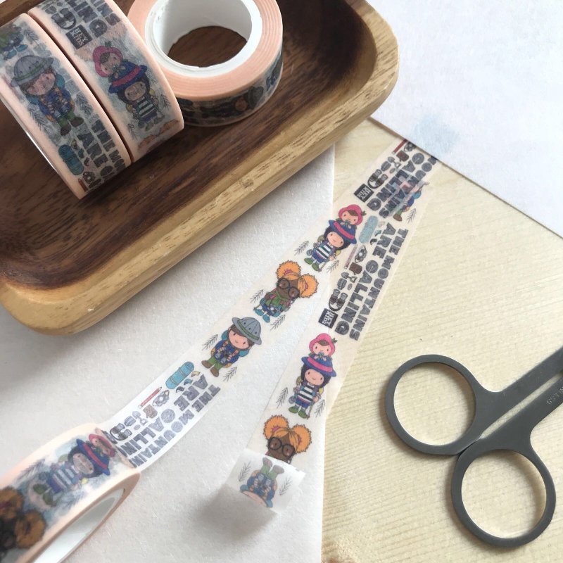 山系│纸胶带 - 纸胶带 - 纸 