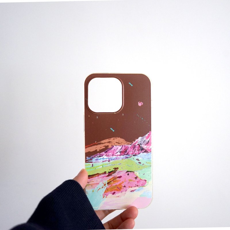 iphone 17 咖啡山棱星 质感手机壳订制 软壳 - 手机壳/手机套 - 橡胶 咖啡色