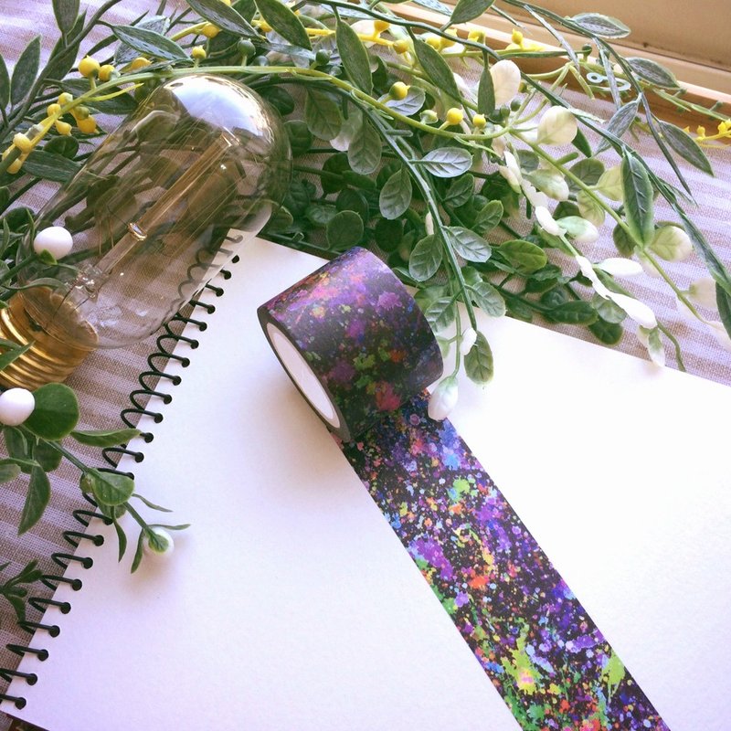 色恋花火 日本和纸胶带 10*30 - 纸胶带 - 纸 多色