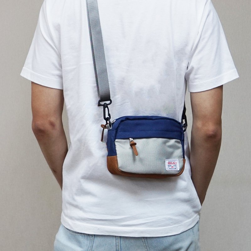 Argali 户外超轻身 简约风 单肩包 肩背包 斜背包 骑行包 蓝灰色 - 侧背包/斜挎包 - 其他材质 蓝色