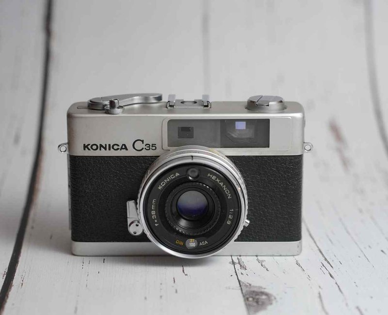 KONICA C35 底片相机 - 相机 - 其他金属 银色