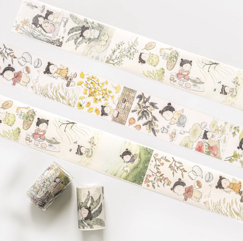 童谣声声 PET 和纸胶带 模切 5米卷 - 纸胶带 - 纸 多色