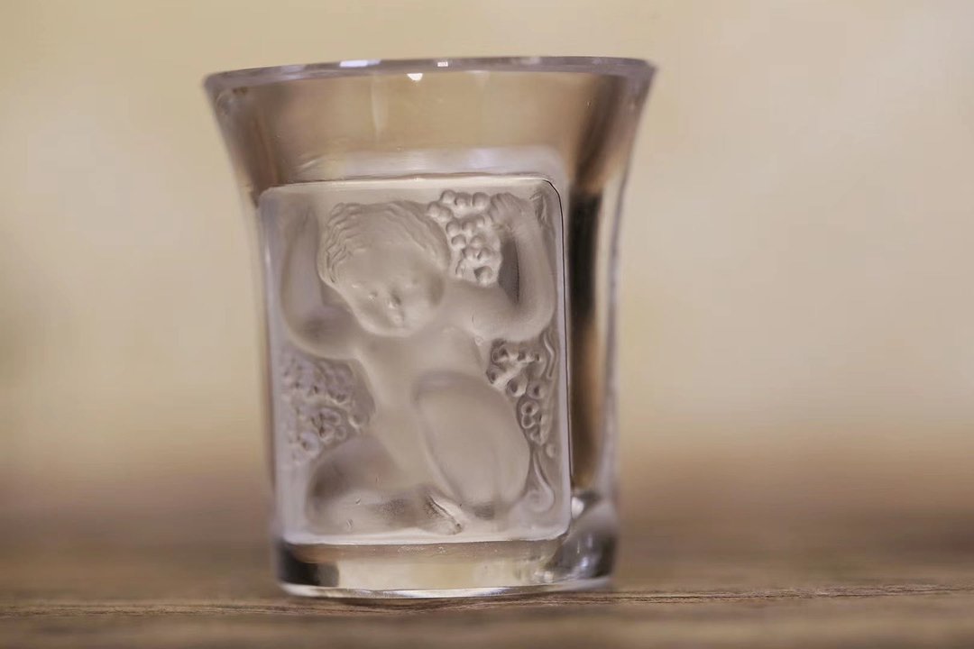 莱俪 Lalique 古董水晶酒杯 - 其他杯子 - 水晶 透明