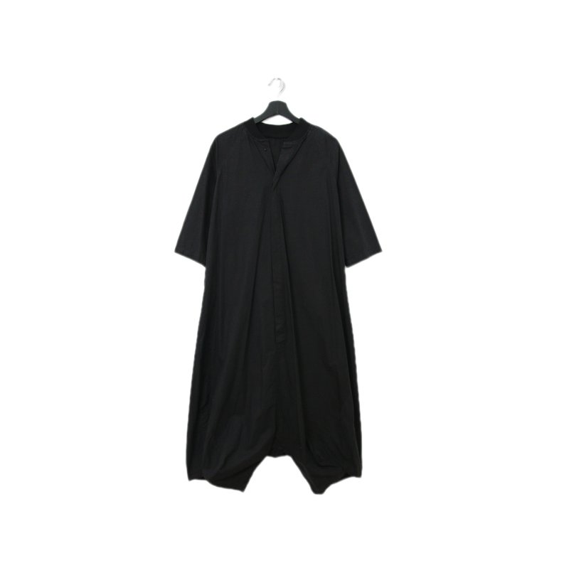 Back to Green-复古长洋装 日系宽松 排扣Ls-42//vintage dress - 洋装/连衣裙 - 棉 