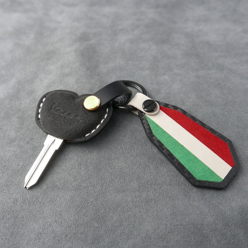 意大利Alcantara超跑麂皮【伟士牌Vespa】3D全包覆式机车钥匙皮套 - 钥匙链/钥匙包 - 防水材质 透明