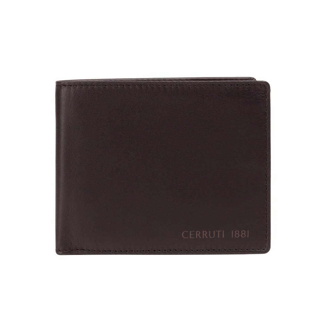 CERRUTI 1881 限量2折  顶级小牛皮8卡皮夹 全新专柜展示品 - 皮夹/钱包 - 真皮 咖啡色