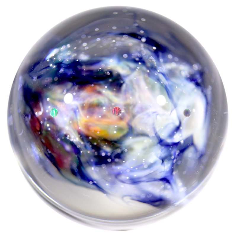 60mm 两面星云宇宙玻璃球摆设 no.M261 - 摆饰 - 玻璃 黑色