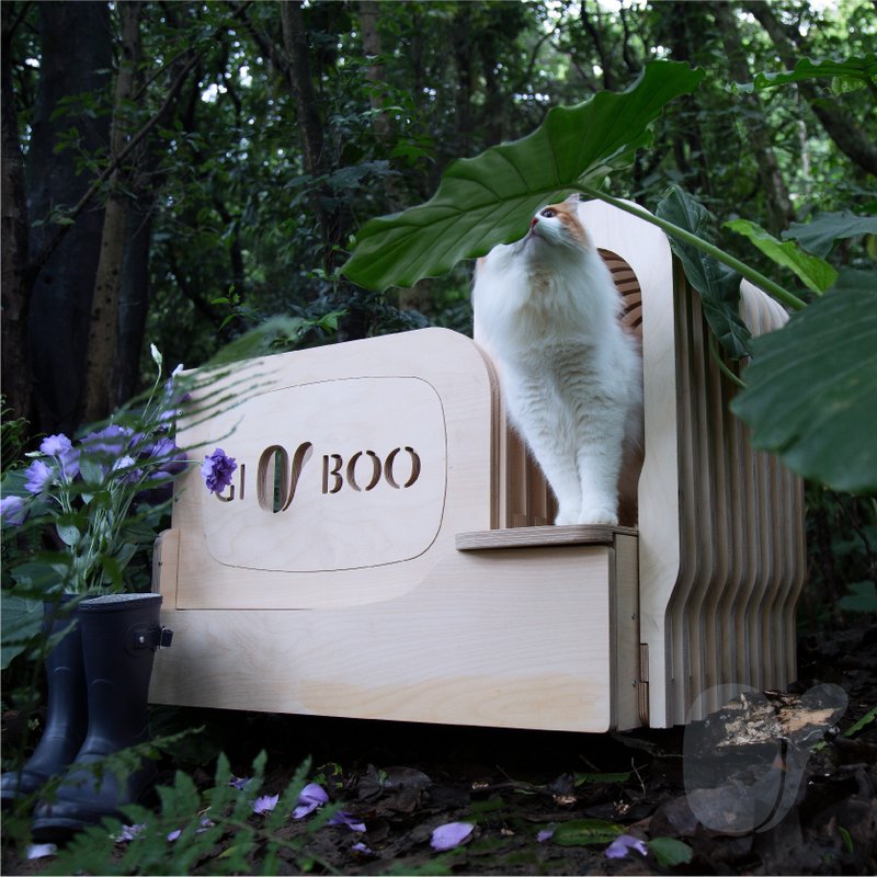 猫豪便所 - 猫砂/猫砂垫 - 木头 咖啡色