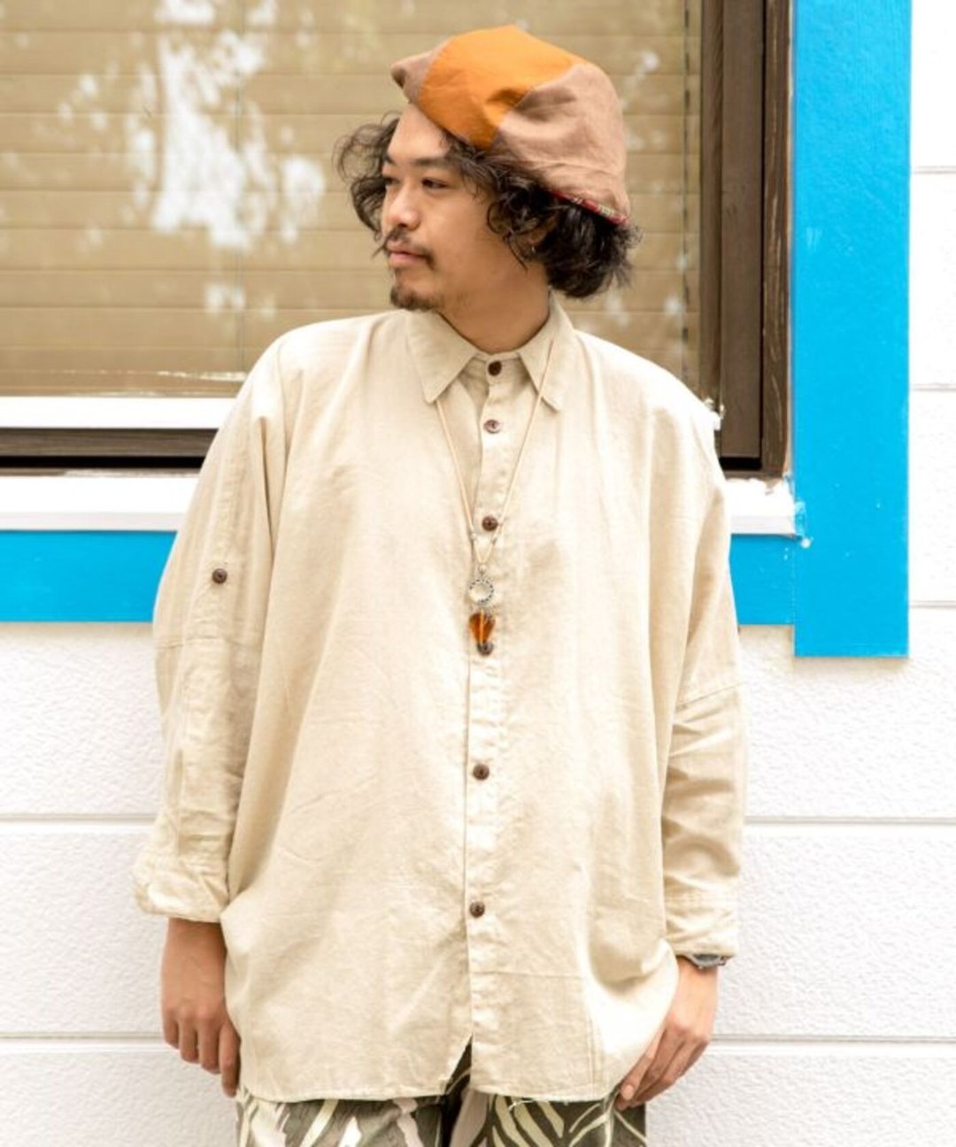 SaibabaEthnique【热门预购】尼泊尔棉宽版衬衫 (10 色) NWW-5505 - 男装衬衫 - 其他材质 