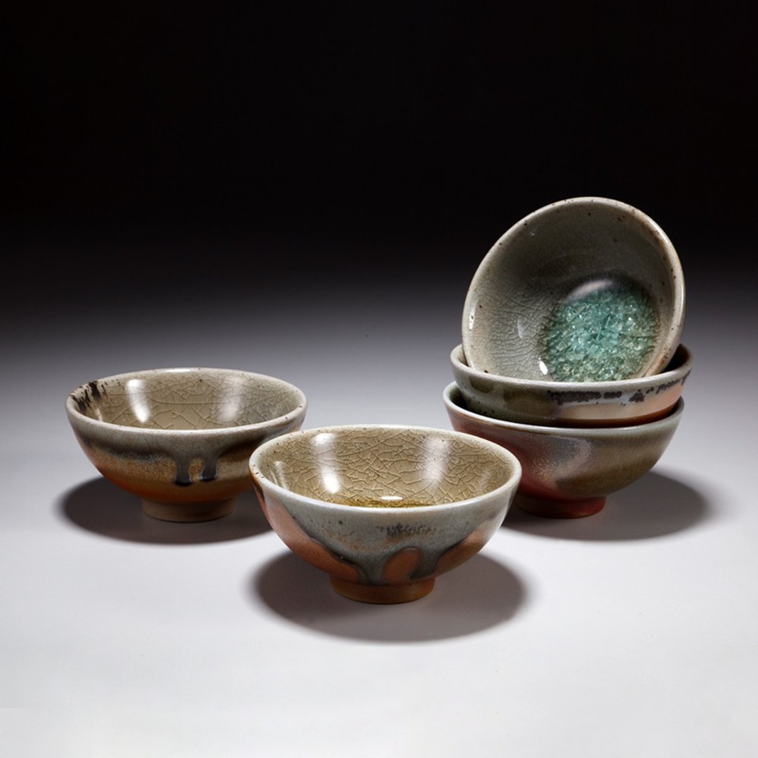 透华 柴烧晶钻冰裂茶杯 60cc - 茶具/茶杯 - 陶 透明