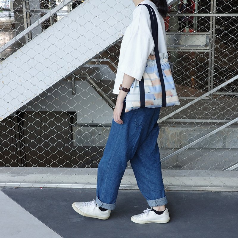 束口托特1.0 - 侧背包/斜挎包 - 棉．麻 