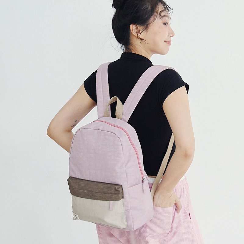 NETTA 2025 撞色收纳后背包 | 多功能 两用 随身包 后背包 - 后背包/双肩包 - 尼龙 多色