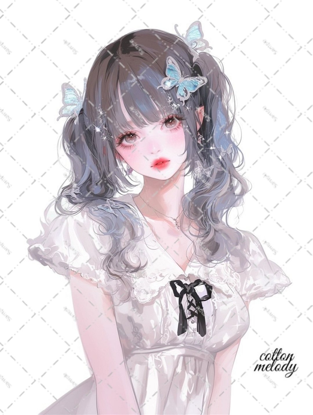 原创贴纸 no.5631 人物贴纸 原创贴纸 人物贴纸 女孩贴纸 原创人物贴纸 - 贴纸 - 纸 