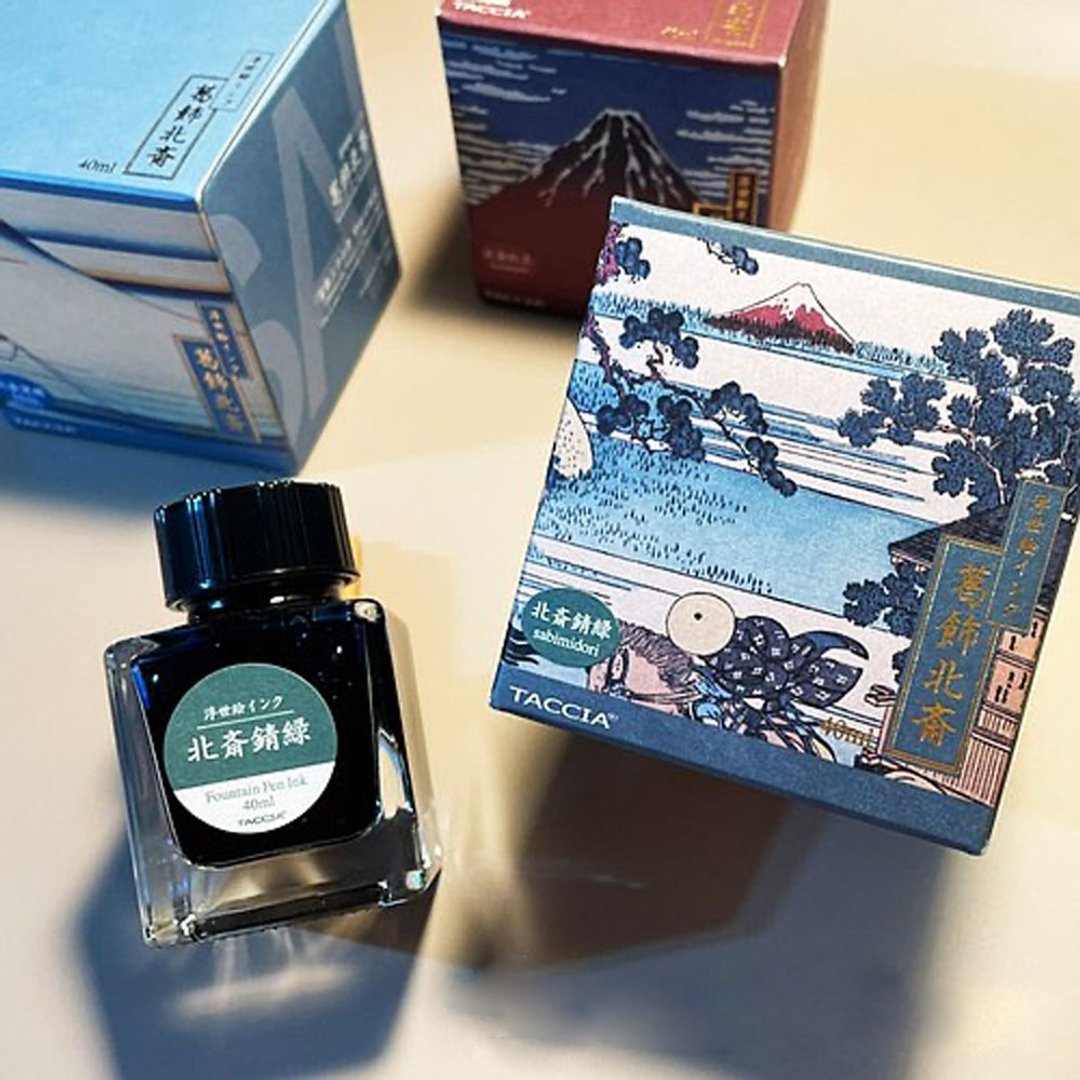 TACCIA 日本浮世绘 葛氏北斋 40ML墨水(锖绿) - 墨水 - 其他材质 多色