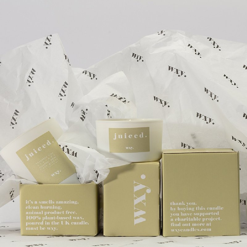 【英国 wxy】经典mini蜡烛- juiced. 莱姆酪梨 & 黄瓜 /95g - 蜡烛/烛台 - 玻璃 绿色