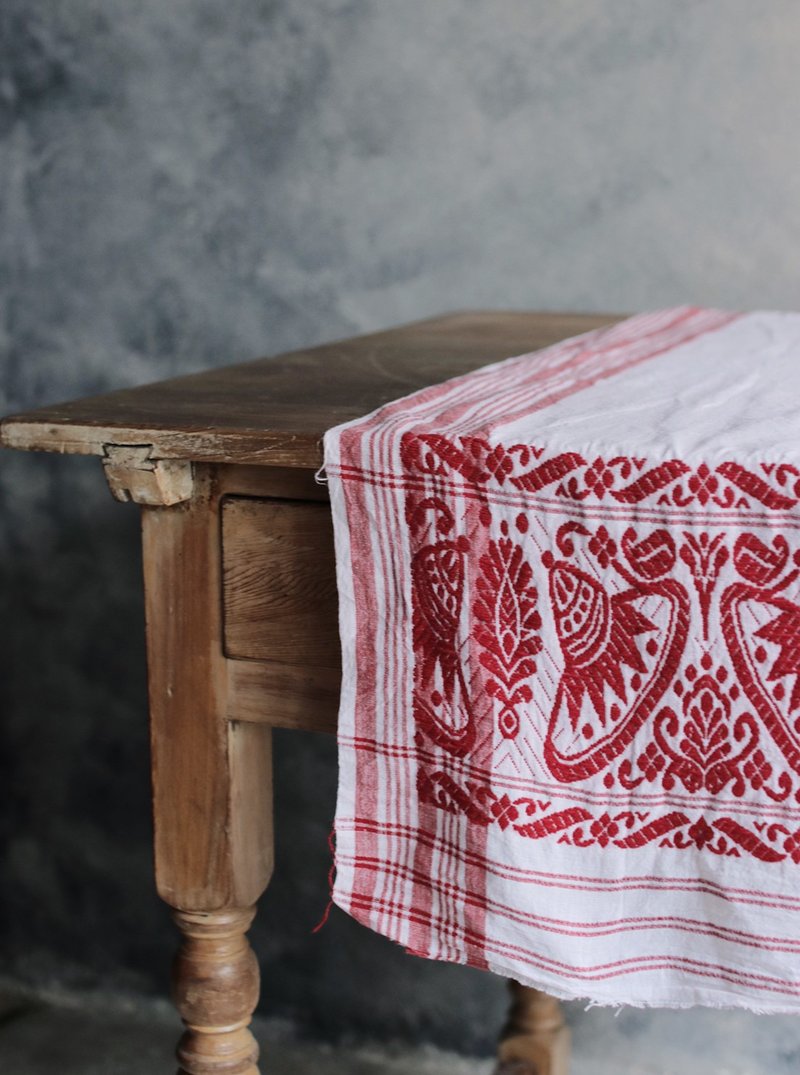 Omake Original / shiki pants - 餐垫/桌巾 - 棉．麻 红色