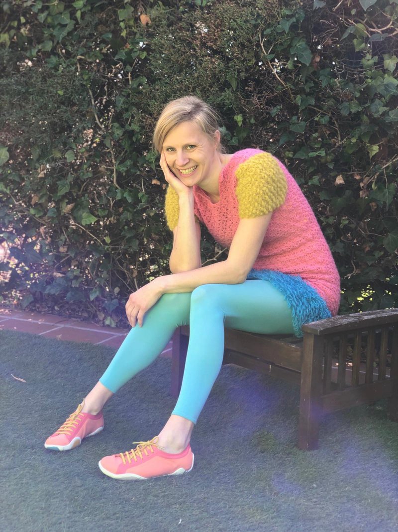 缤纷趣味十足迷你裙 手工女装羊毛裙 - 洋装/连衣裙 - 羊毛 多色