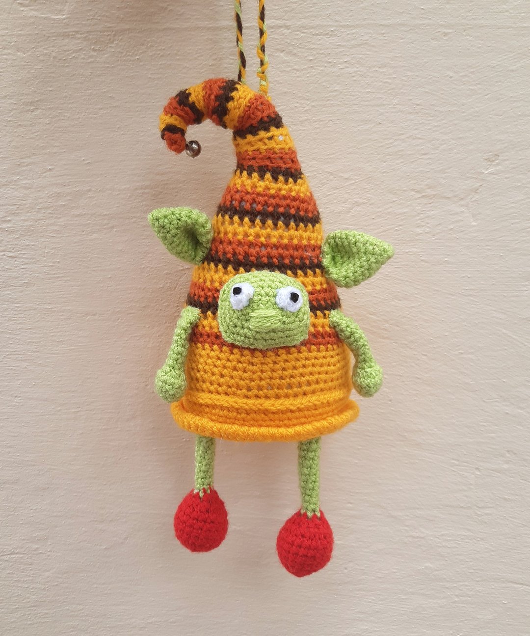 Hand Crochet Home Elf Handmade Home Decor Doll Home Ornaments Stuffed Toys Knit - 其他 - 压克力 多色