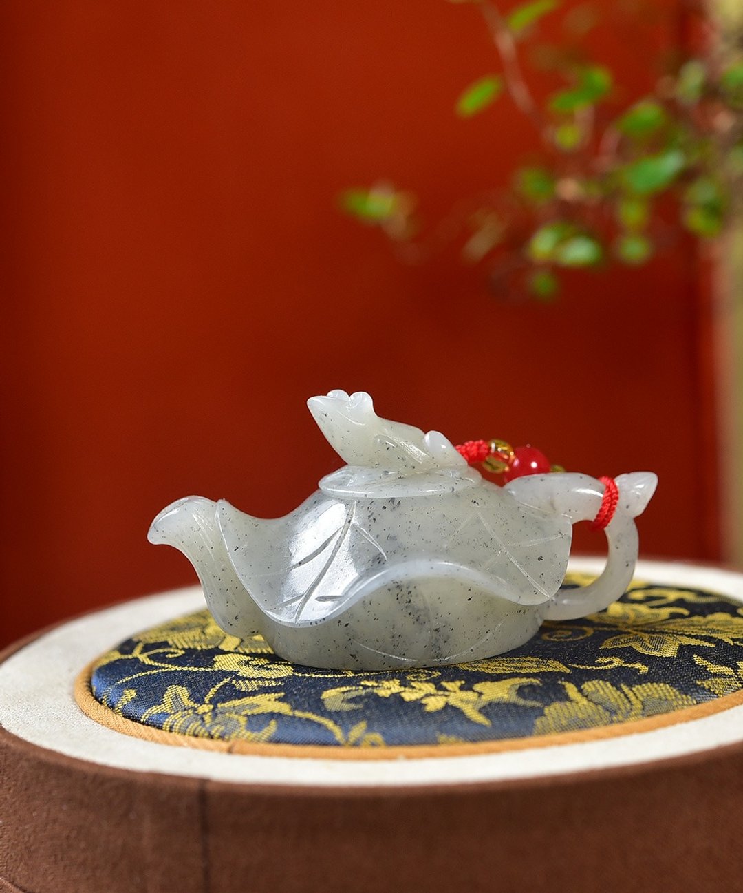和田玉青花把把壶 雕工精致 高品质美货 小精品 重41.98克 - 其他 - 水晶 
