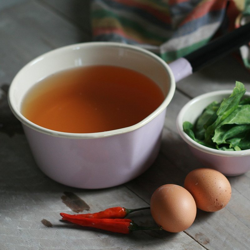 波兰Emalia Olkusz珐琅鸟嘴锅 (雾粉)(FDN000512) - 锅具/烤盘 - 珐琅 粉红色